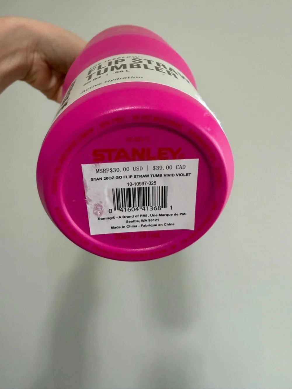 NEW Stanley flip straw tumbler 20 oz - Picture 3 of 5